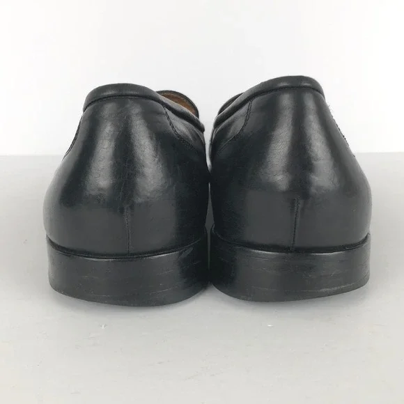 COLE HAAN City Leather Penny Loafers Men's 13 M Black Dress Shoes Slip On 08420